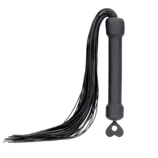 Shots - Ouch! Beginners Silicone Whip - Black