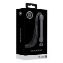 Shots - Ouch! Beginners Silicone Whip - Black