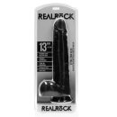 RealRock Extra Large Straight with Balls 13 / 33 cm Black