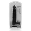 RealRock Extra Large Straight with Balls 15 / 38 cm Black