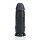RealRock Extra Thick Straight with Balls 9 / 23 cm Black
