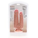 RealRock Double Trouble Dildo 5/6 12,7/15,2 cm Flesh