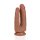 RealRock Double Trouble Dildo 5/6 - 12,7/15,2 cm - Tan