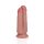 RealRock Two in One Dildo 5/6 - 12,7/15,2 cm Flesh