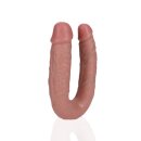 RealRock U Shaped Double Dildo 5 / 12,7 cm - Flesh