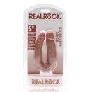 RealRock U Shaped Double Dildo 5 / 12,7 cm - Tan