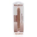 RealRock Slim Double Ended Dong 12 / 30,5 cm - Tan