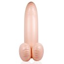 S-Line Aufblasbarer Penis 140 cm - hell