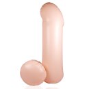 S-Line Aufblasbarer Penis 140 cm - hell