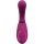 VIVE Gen Triple Motor G-Spot Vibrator with Pulse Wave and Vibrating Bristles - Pink