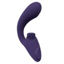 VIVE Gen Triple Motor G-Spot Vibrator with Pulse Wave and Vibrating Bristles - Purple