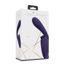 VIVE Gen Triple Motor G-Spot Vibrator with Pulse Wave and Vibrating Bristles - Purple