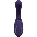 VIVE Gen Triple Motor G-Spot Vibrator with Pulse Wave and Vibrating Bristles - Purple