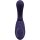 VIVE Gen Triple Motor G-Spot Vibrator with Pulse Wave and Vibrating Bristles - Purple