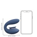 ShotsTwitch 3 - Rechargeable Vibrator and Suction - blue/grey