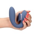 ShotsTwitch 3 - Rechargeable Vibrator and Suction - blue/grey