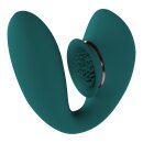 Shots Twitch 3 - Rechargeable Vibrator and Suction - forest green