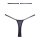 Allure Cherished Lace and Mesh Thong OS Black