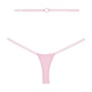 Allure Cherished Lace and Mesh Thong OS Pink