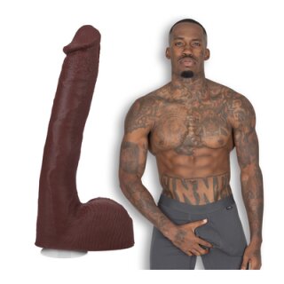 Doc Johnson Pressure Realistic ULTRASKYN Dildo 10 / 25 cm Chocolate