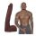 Doc Johnson Pressure Realistic ULTRASKYN Dildo 10 / 25 cm Chocolate