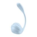 Satisfyer Smooth Petal Connect App - tragbarer Paar Vibrator - Hellblau