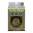 Doc Johnson Rev Cock Throbber - Vibrating Cockring - Large - Black