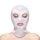 NS Novelties Fetish & Fashion - Eyes & Mouth Hood - White - Alternate Package