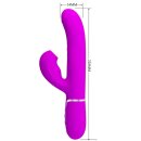 Pretty Love Perlita Multifunction 3 in 1 G-Spot Vibrator Violet