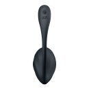Satisfyer Ribbed Petal Connect AppTragbarer Vibrator für Paare - Schwarz