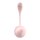 Satisfyer Ribbed Petal Connect App - Portable Vibrator for Couples Pink