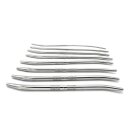 Kiotos Steel Doppelseitiger Kurven-Dilatator 8-teiliges Set