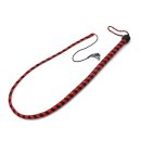 Kiotos Leather Whip Black & Red 140 cm