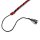 Kiotos Leather Whip Black & Red 140 cm