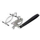 Kiotos Steel Clit Clamp mit Leine Kette