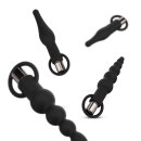 Easy Toys Anal Plug Set With Bullet Vibrator Black