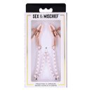 PEACHES N CREAM PEARL NIPPLE CLAMPS