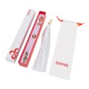 Sevanda abnehmbarer Pony-Schwanz Plug Kit mit Birnenförmigen Plug gold/rosa