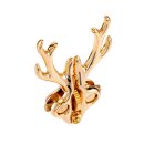 Sevanda Verstellbare Nippelklammern in Hirschoptik gold