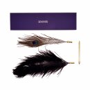 Sevanda Natural Peacock Flirting Feather Tickler