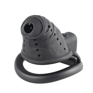 Sevanda Black Slave Chastity Cage Short