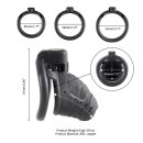 Sevanda Black Slave Chastity Cage Short