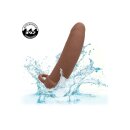 CalExotics Performance Maxx Rechargeable Thick Dual Penetrator Brown skin tone