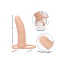 CalExotics Performance Maxx Rechargeable Thick Dual Penetrator Light skin tone
