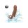 CalExotics Performance Maxx Rechargeable Ribbed Dual Penetrator Brown skin tone
