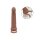 CalExotics Performance Maxx Rechargeable Ribbed Dual Penetrator Brown skin tone