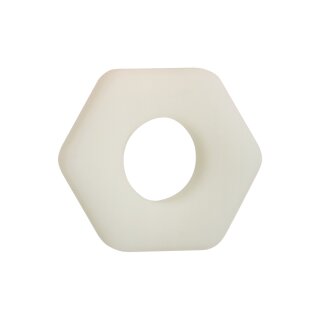 CalExotics Alpha Glow-In-The-Dark Liquid Silicone Prolong Sexagon Ring Glow in the dark