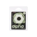 CalExotics Alpha Glow-In-The-Dark Liquid Silicone Prolong Sexagon Ring Glow in the dark