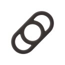 CalExotics Alpha Liquid Silicone Commander Ring Black