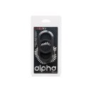 CalExotics Alpha Liquid Silicone Commander Ring Black